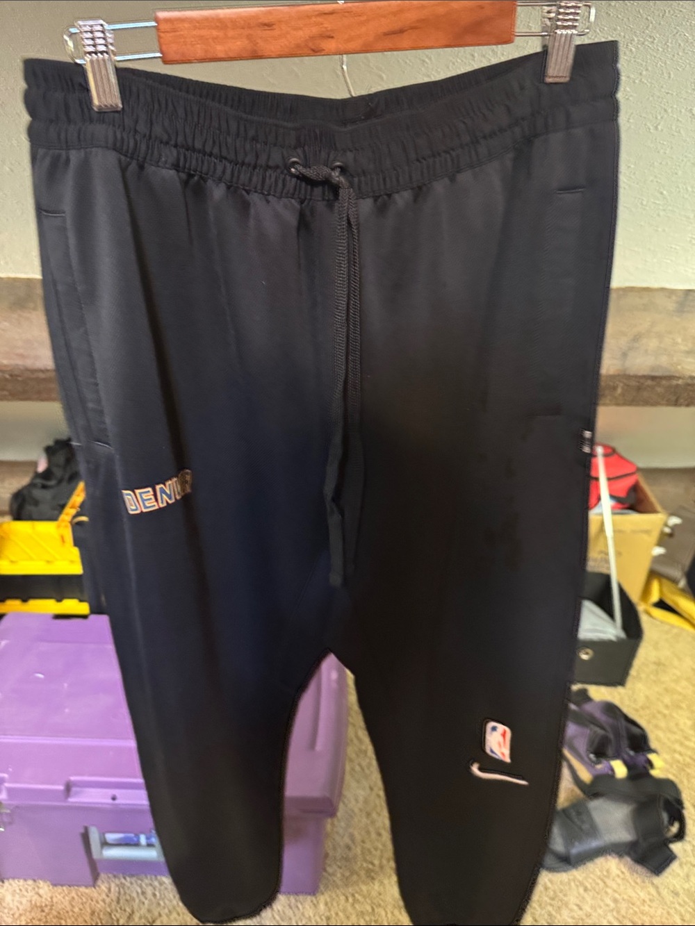 NBA Logo Black Men's Jogger Sweatpants